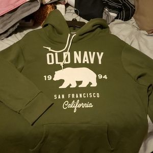 NWOT Old Navy Green hoodie